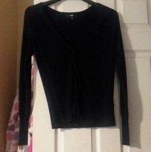 Black cardigan